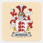 McMahon Family Coat of Arms Square Sticker (Voorkant)