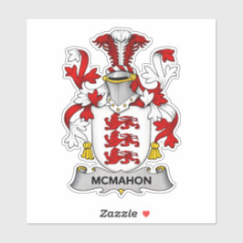 McMahon Family Coat of Arms Vinyl Sticker