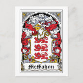 McMahon Family Crest Briefkaart (Voorkant)