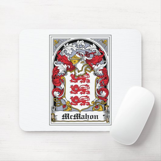 McMahon Family Crest Muismat (Met muis)