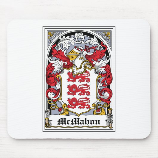 McMahon Family Crest Muismat (Voorkant)