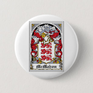 McMahon Family Crest Ronde Button 5,7 Cm