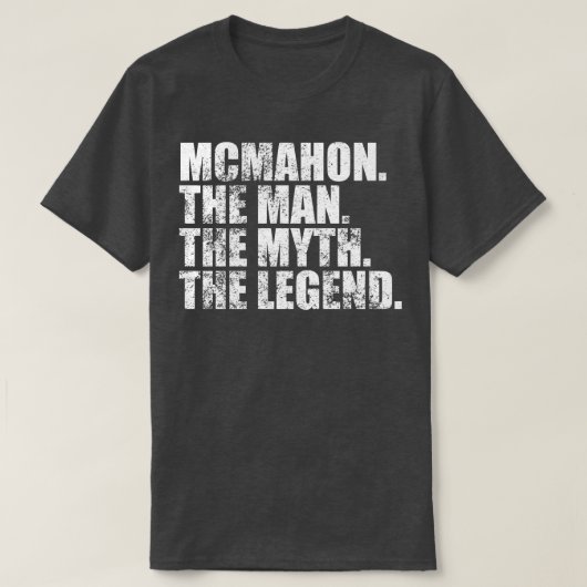 McMahonMcMahon Achternaam McMahon T-shirt (Design voorkant)