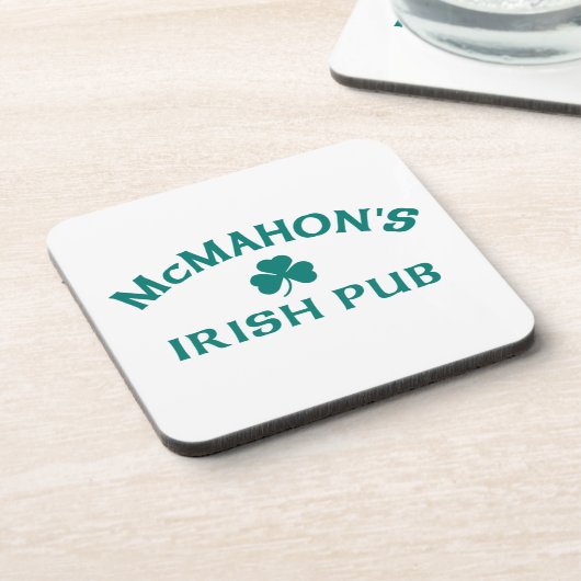 McMahon's Irish Pub Bier Onderzetter (Linkerzijde)