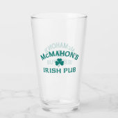 McMahon's Irish Pub  Glas (Achterkant)