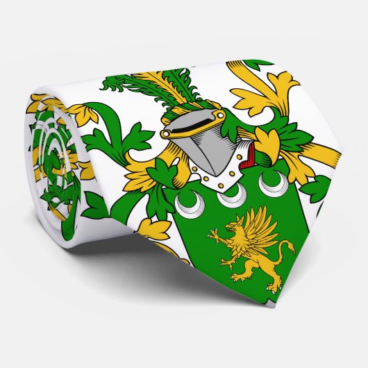 McManus Family Crest Stropdas (Opgerold)