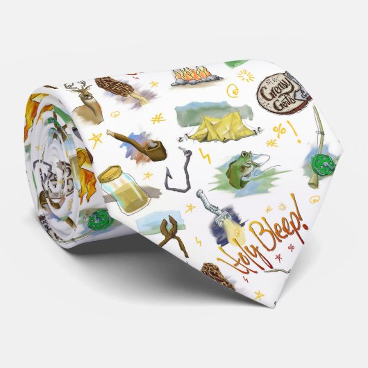 McManus Outdoorachtergrond Stropdas (Opgerold)