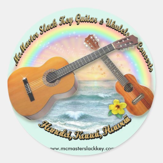 McMaster Slack Key Ronde Sticker (Voorkant)