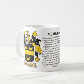 McMichael, de Oorsprong, de Betekenis en de Crest Koffiemok (Voorkant links)