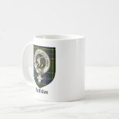 McMillan Clan Crest Badge Tartan Koffiemok (Voorkant links)