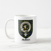 McMillan Clan Crest Badge Tartan Koffiemok (Links)