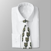 McMillan Clan Crest Badge Tartan Stropdas (Gebonden)