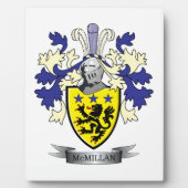 McMillan Family Crest Coat of Arms Fotoplaat (Voorkant)
