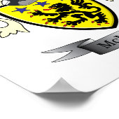 McMillan Family Crest Coat of Arms Poster (Hoek)