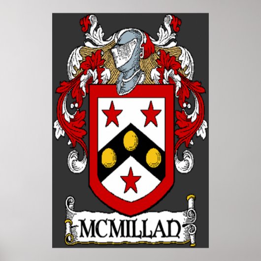 McMillan-wapenschild Poster (Voorkant)
