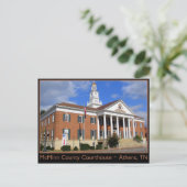 McMinn County Courthouse - Athene, TN Briefkaart (Staand voorkant)