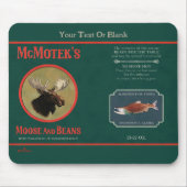 McMotek's Moose and Beans Label Muismat (Voorkant)