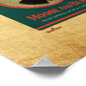 McMotek's Moose and Beans Label Poster (Hoek)