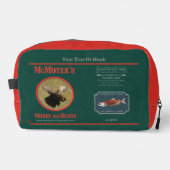 McMotek's Moose and Beans Label Toilettasje (Voorkant)
