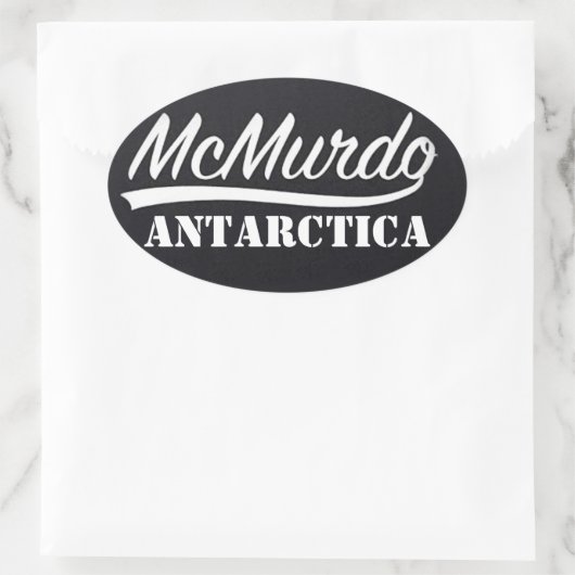 McMurdo, Antarctica Sticker (Tas)