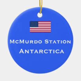 McMurdo-kerstversiering Keramisch Ornament