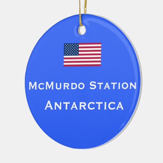 McMurdo-kerstversiering Keramisch Ornament (Links)