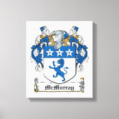 McMurray Family Crest Canvas Afdruk (Voorkant)