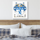 McMurray Family Crest Canvas Afdruk (Insitu (Slaapkamer))