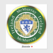 McMurray Schild & Keltisch Kruis Persoonlijk Sticker (Vel)