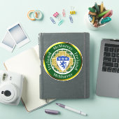 McMurray Schild & Keltisch Kruis Persoonlijk Sticker (iPad Cover)