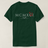 MCMXCI Est T-shirt (Design voorkant)