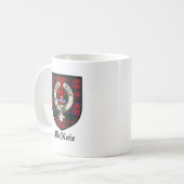 McNair Clan Crest Badge Tartan Koffiemok (Voorkant links)