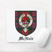 McNair Clan Crest Badge Tartan Muismat (Met muis)