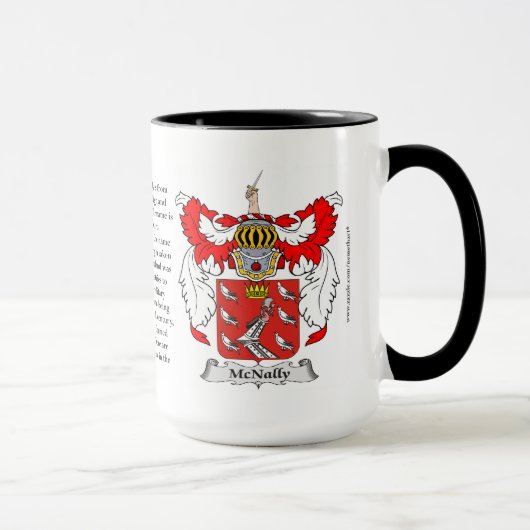 McNally Family Coat of Arms Mok (Rechts)