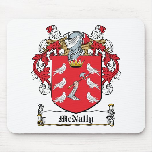 McNally Family Crest Muismat (Voorkant)
