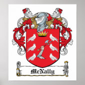 McNally Family Crest Poster (Voorkant)
