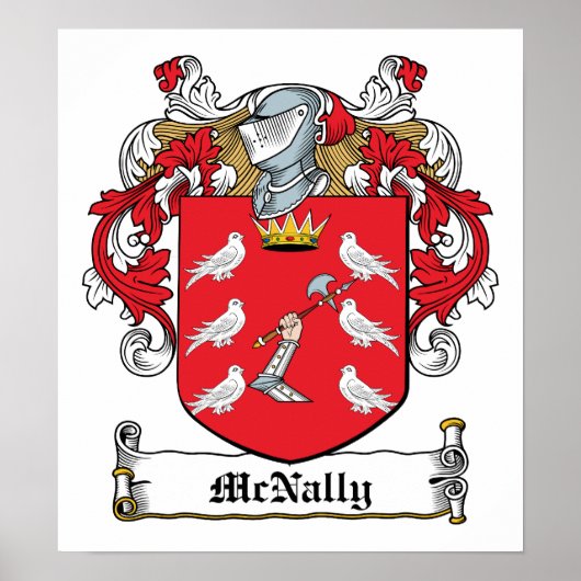 McNally Family Crest Poster (Voorkant)