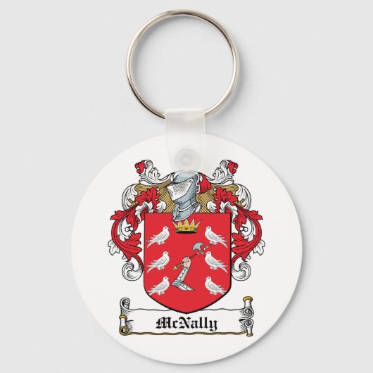 McNally Family Crest Sleutelhanger (Voorkant)
