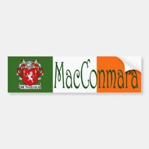 McNamara Clan Iers/Engels Vlag Bumpersticker