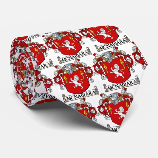 McNamara Coat of Arms Stropdas (Opgerold)