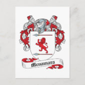 Mcnamara Family Crest Briefkaart (Voorkant)