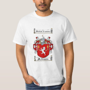 Mcnamara Family Crest - Mcnamara Coat of Arms T-shirt