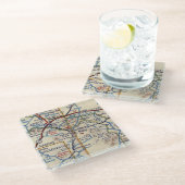 McNary Arizona  Map Glazen Onderzetter (Schuin)