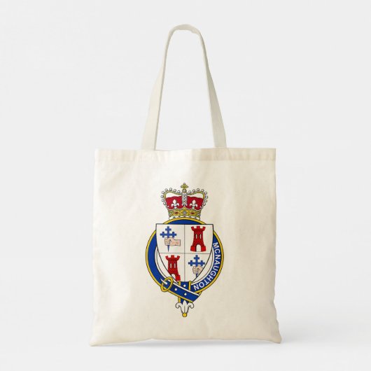 McNeil Coat van Arms Family Crest Tote Bag (Achterkant)