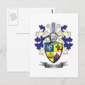 McNeill Family Crest Coat of Arms Briefkaart (Voorkant / Achterkant)