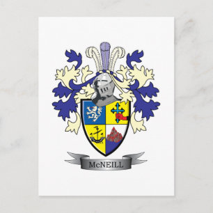 McNeill Family Crest Coat of Arms Briefkaart