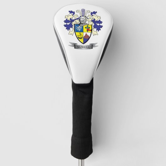 McNeill Family Crest Coat of Arms Golfheadcover (Voorkant)