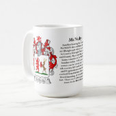 McNulty, de Oorsprong, de Betekenis en de Crest Koffiemok (Voorkant links)