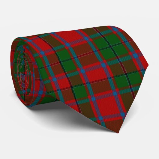McPhail Clan Tartan Stropdas (Opgerold)