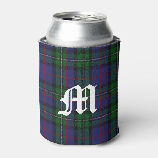 McPhail/MacPhail Clan die Tartan met monogram jaag Blikjeskoeler (Blikje Voorkant)